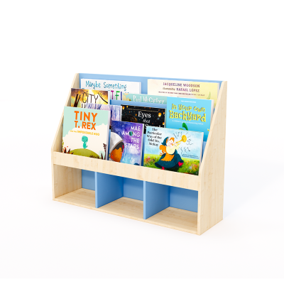 Single sided picture book display unit