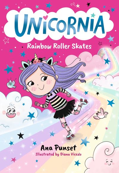 Rainbow roller skates