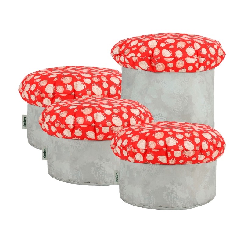 Teachers set of toadstools | soft seating for schools