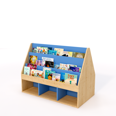Double sided picture book display unit