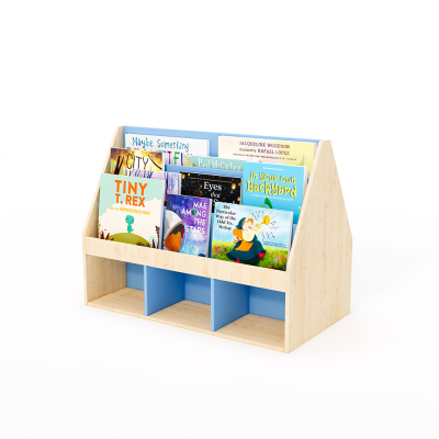 Double sided picture book display unit