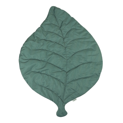 Leaf quilted floor mat